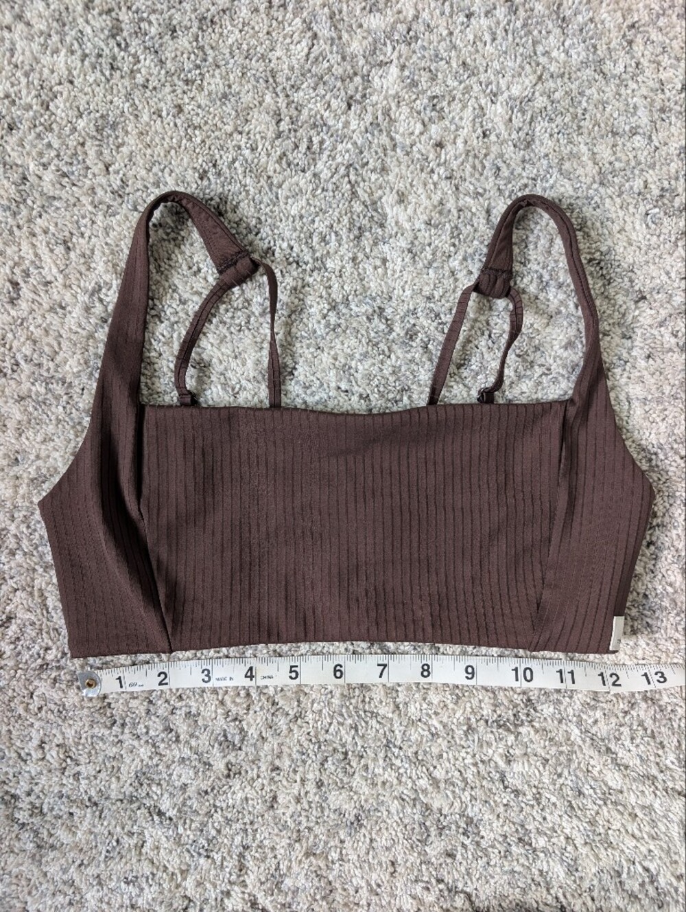 Vuori Brown Inversion Rib Bra - Picture 5 of 5